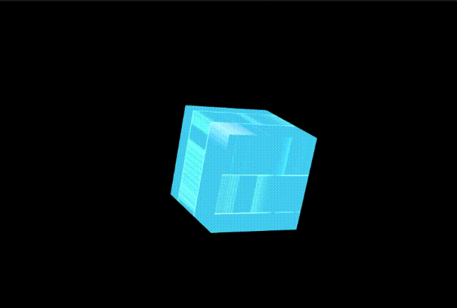 This is an optimization of the audio response of a single cube. I tested dynamic changes in size, color, and glow to make the cube expand at low frequencies, and adjusted Glow and Blur to enhance the visual effect. This step is to ensure that the underlying audio-visual interaction logic is correct before attempting to synchronize the control of multiple cubes.
